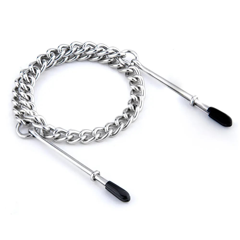 Best Seller Nipple Clamp  Pressure Body Nipple Clip Clamps Chain Necklace Body Faux Body