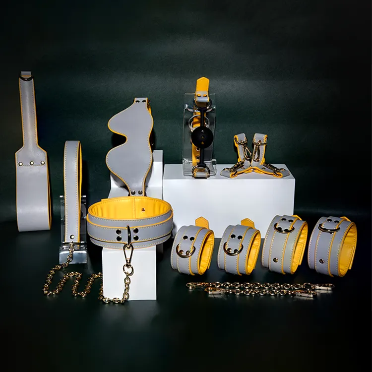 Oem Custom Logo Set Wholesale PU Leather Bdsm Type Sm Adult Sex Toys Bondage Kit