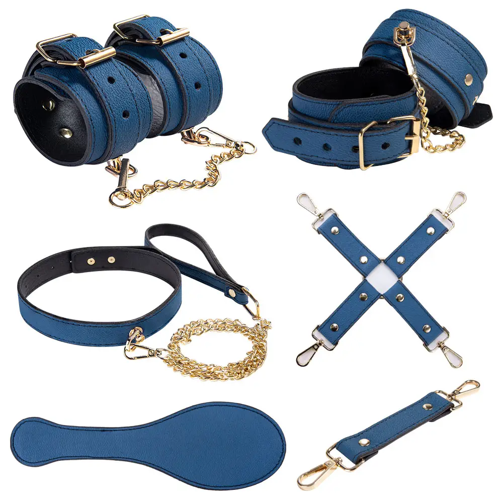 2026 New 5 PCS BDSM Bondage Kit Restraints Kit Soft Wrist Ankle Handcuff Sex Body Bondage Sm Kit Bdsm ProductBF-40597