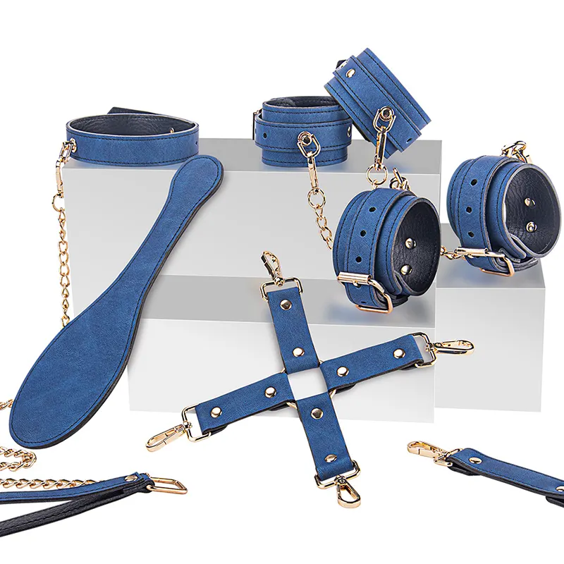 2025 5 PCS BDSM Bondage Kit Restraints Kit Soft Wrist Ankle Handcuff Sex Body Bondage Sm Kit Bdsm Product BF-40598