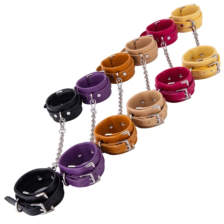 Wholesale BDSM Toys Custom OEM Fetish Accessories Set Handcuffs for Adult Sex Toy