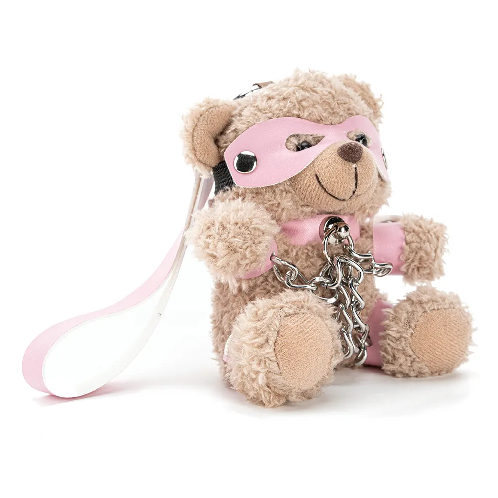 Popular BDSM love Gift  Sex PU Leather Restraints Bondage Set love Bear Toys