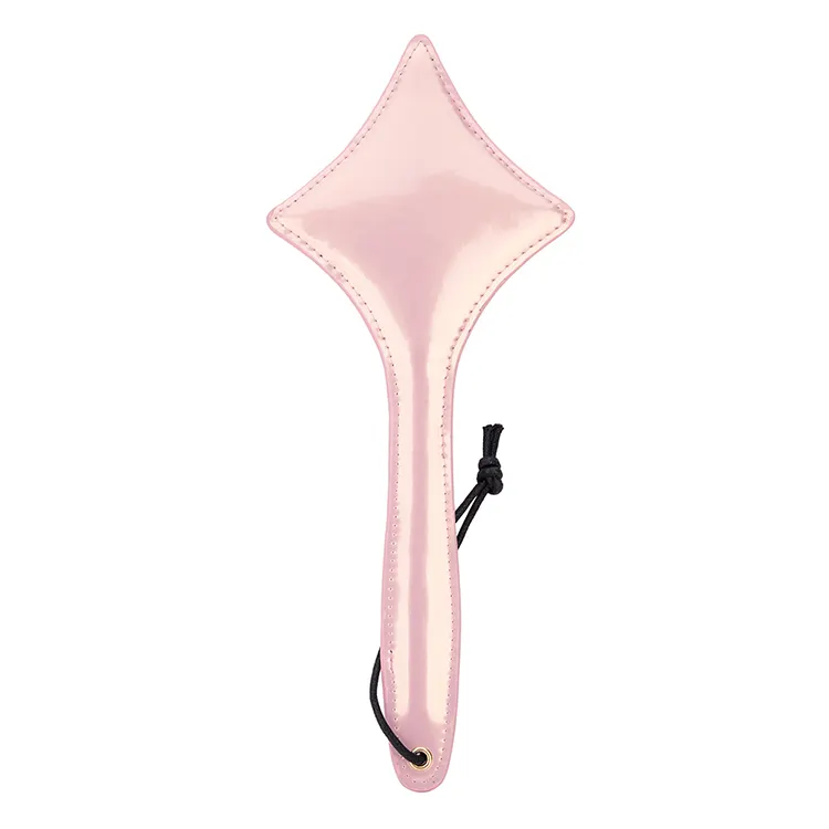 Colorful Pattern Cantaloupe Beautiful BDSM Passion  PU Leather BDSM Paddle