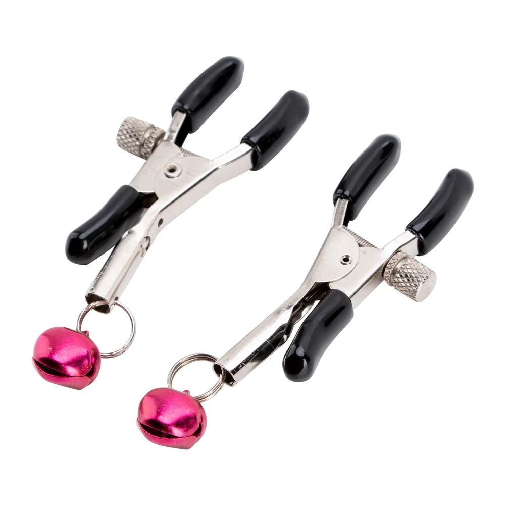 Female Restraint Set with Clamps and Bell NippleRestraint Set Sexy BDSM Adult Toy for Couples