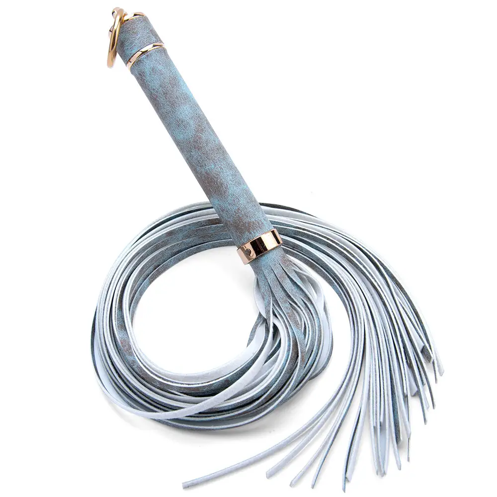 PU Leather Flogger for Sensation Play Versatile Bondage Whip for Couples' Roleplay, Adult Games and Impact Exploration
