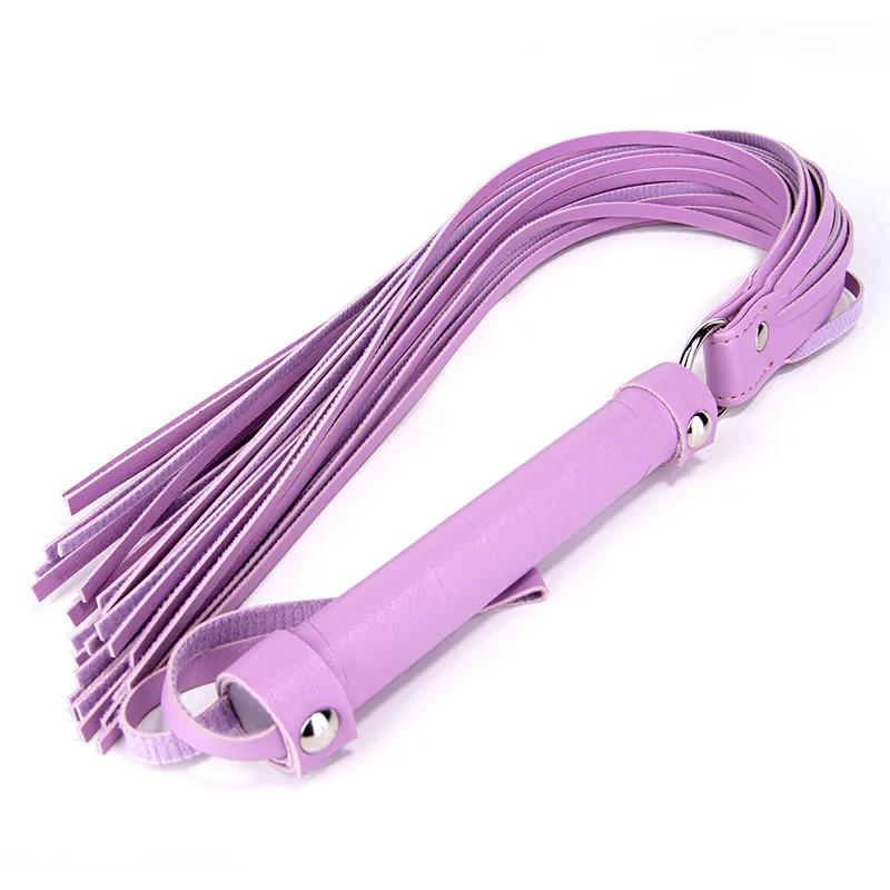Purple PU Leather Paddle for Sensation Play Versatile Impact Toy for Consensual Adult Games Flirting and Roleplay