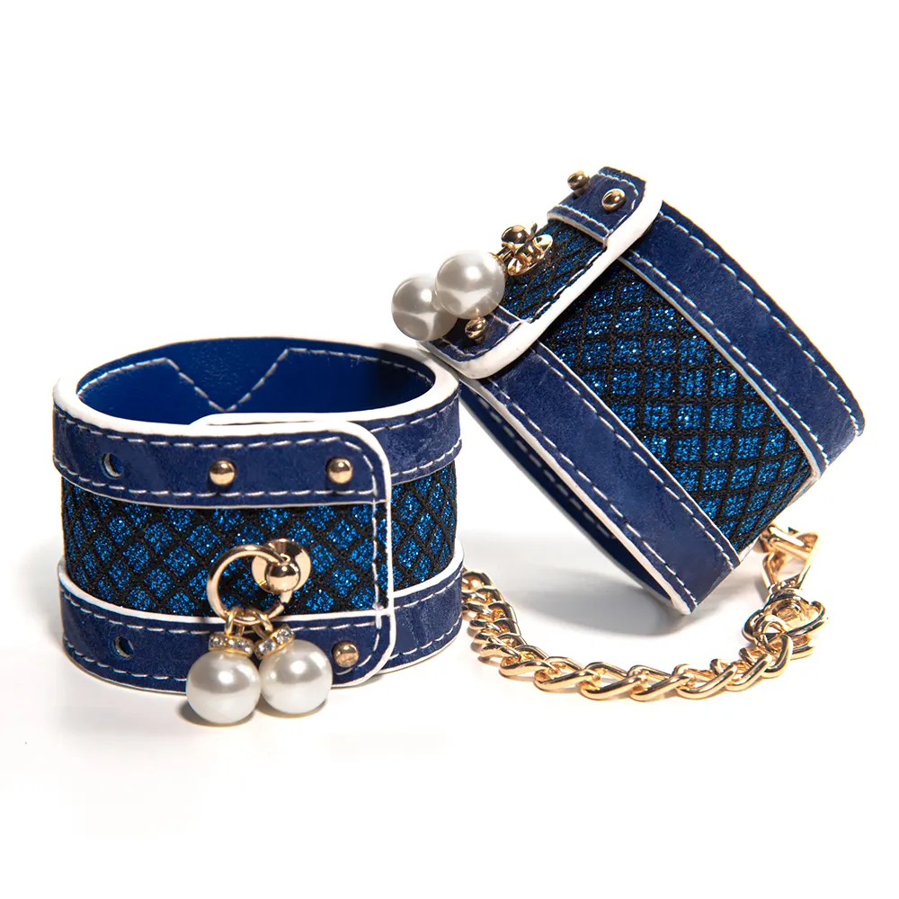 Modern Bondage Cuffs for Couples Soft PU Leather Restraint Set with Adjustable Fit and Versatile Introduction to Sensory Play