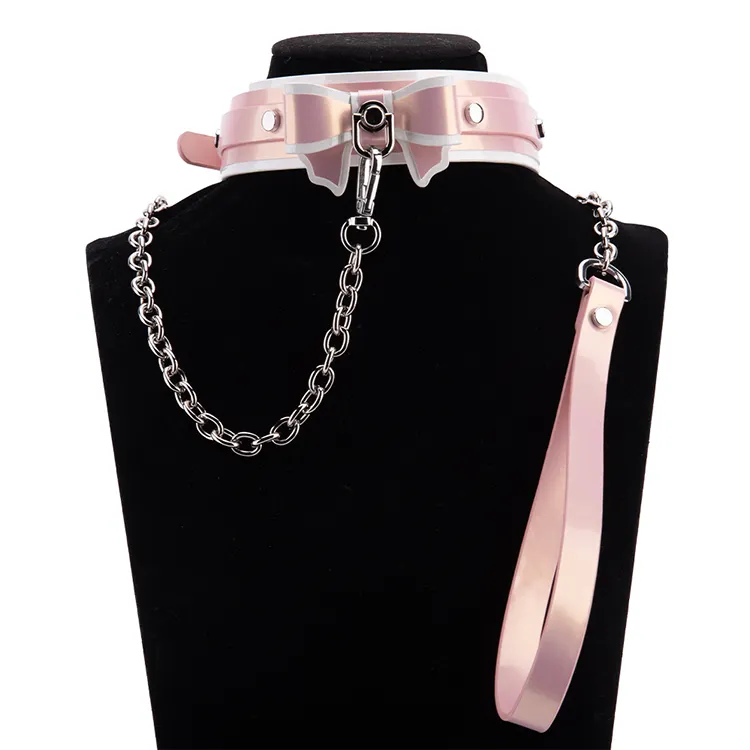 Elegant Set with Handcuffs Blindfold Collar Anklecuffs Mouth Gag Whip SM Bondage Adult Toys
