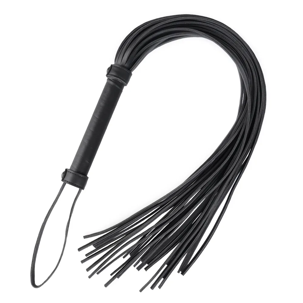 Super Large PVC Black BDSM Fetish Pain Slave Tailed Spanking Flogger High Quality SM Product 120cm 100% Waterproof CE Certified