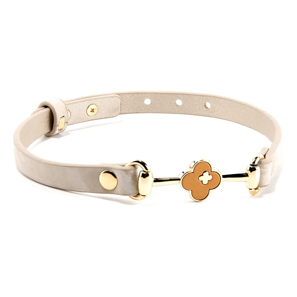 High Quality Couple Games Sex PU Leather Bondage Set Woman  Necklace