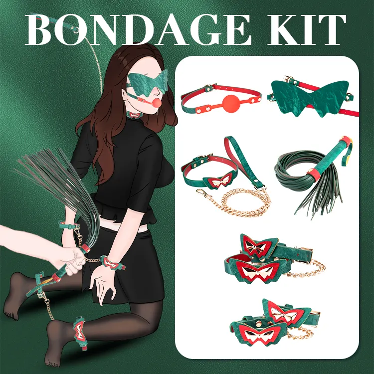 Perfect Romantic Present Gift Elegant BDSM Bondage Set Adult SM Toys for Bondage Play