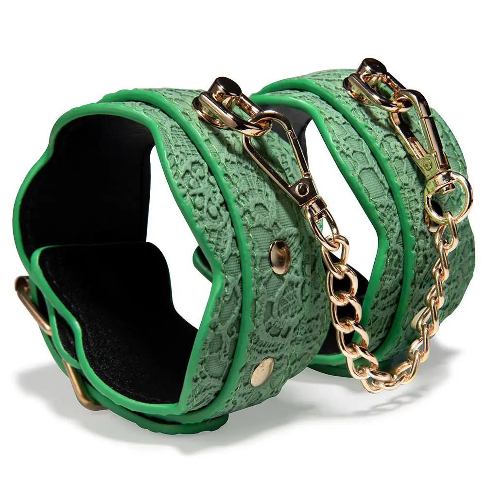7PCS Green Female Bondage Kit Couple's Adult Intimate Toys for Private Game Present Gift