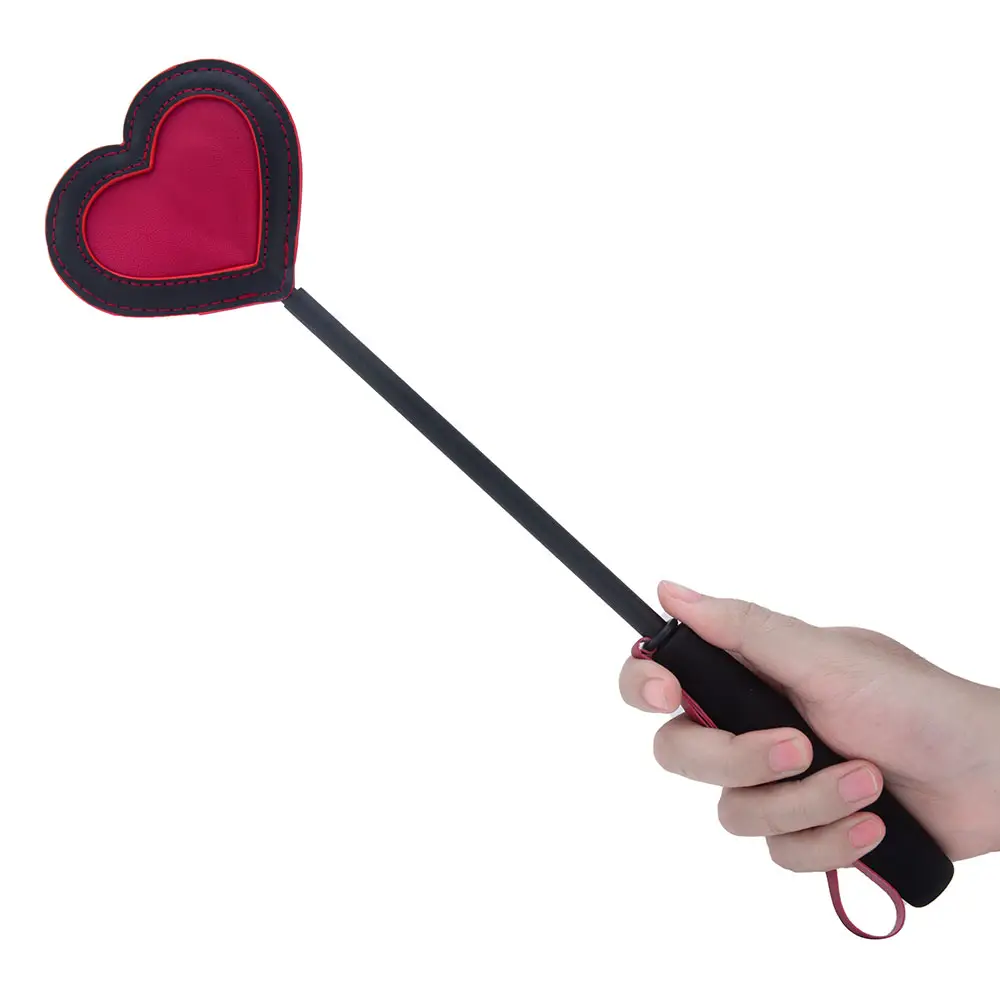 BDSM Adult Paddle Flogger Spanking Black Crop Stainless Steel Sex Whip Faux Leather SM Toys Bondage Gear Includes Bondage