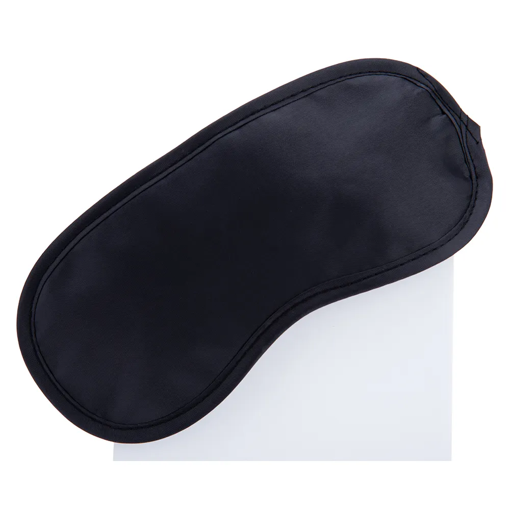 Silk Satin Ribbon Belt Blindfold Masque Eyes Patch Restraint Eye Mask Black BDSM Sex Toy for Couple Cosplay Bondage