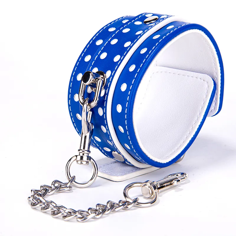 Restraint Set Surface Leopard Print Bondage Fetish Bdsm Passion PU Leather Handcuff