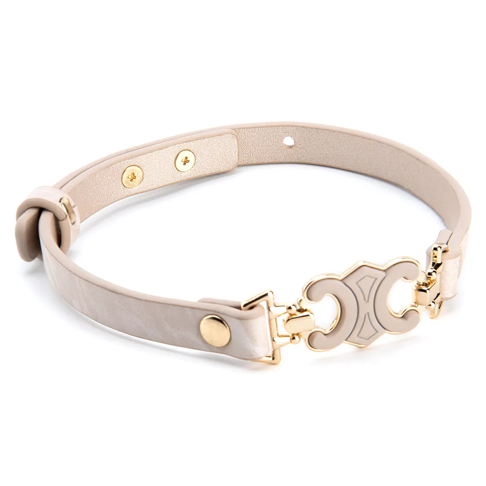 Soft Leather BDSM Collar for Ownership Play Bondage Choker to Explore Power Dynamics