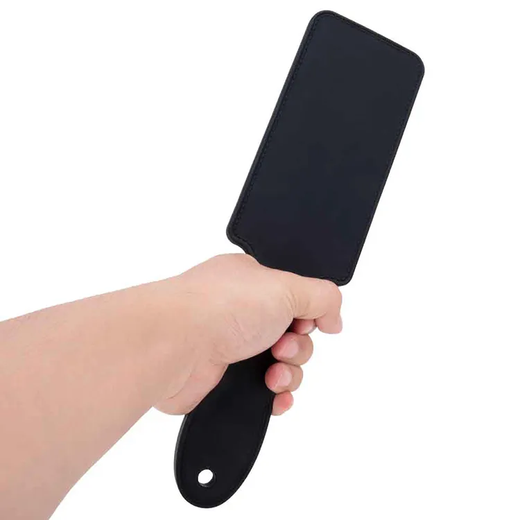 Sexy Black Silicone Adult Spanking Paddle SM Toy Gift for Couple Intimate Game