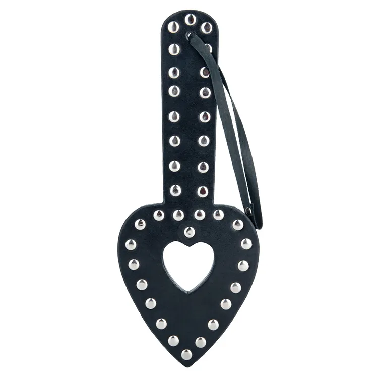 Present Gift for Couple BDSM Paddle Toy Female Gothic Rose Pattern Spanking Paddle Sex Toys SM Spanking Paddle for Kinky Game