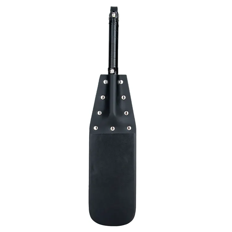 BDSM Leather Slapper for Couples Female Dark Lace Pattern Spanking Paddle Sex Toy SM Gift for Intimate Game Night