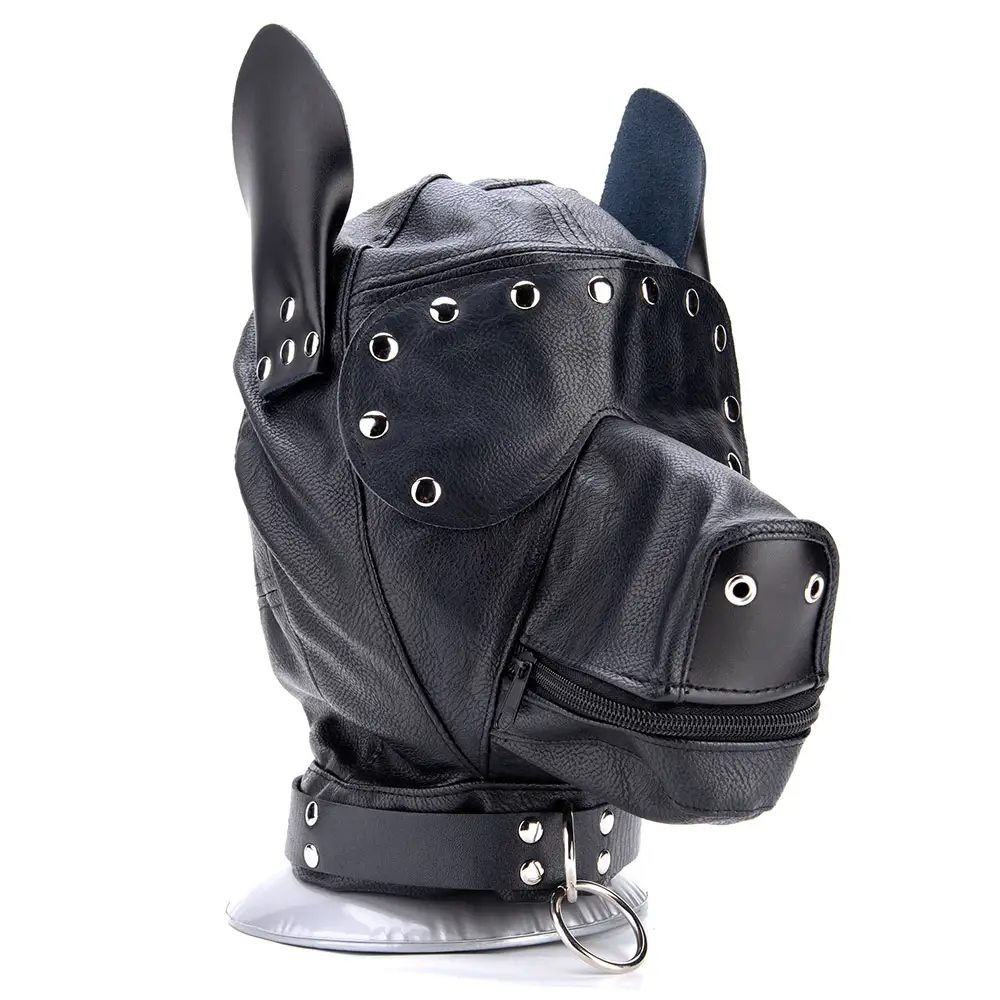 SM BDSM Gear Adult Sex Wares Restraint Dog Mask Toys Couples Slave Fetish Bondage Set for Kinky Play