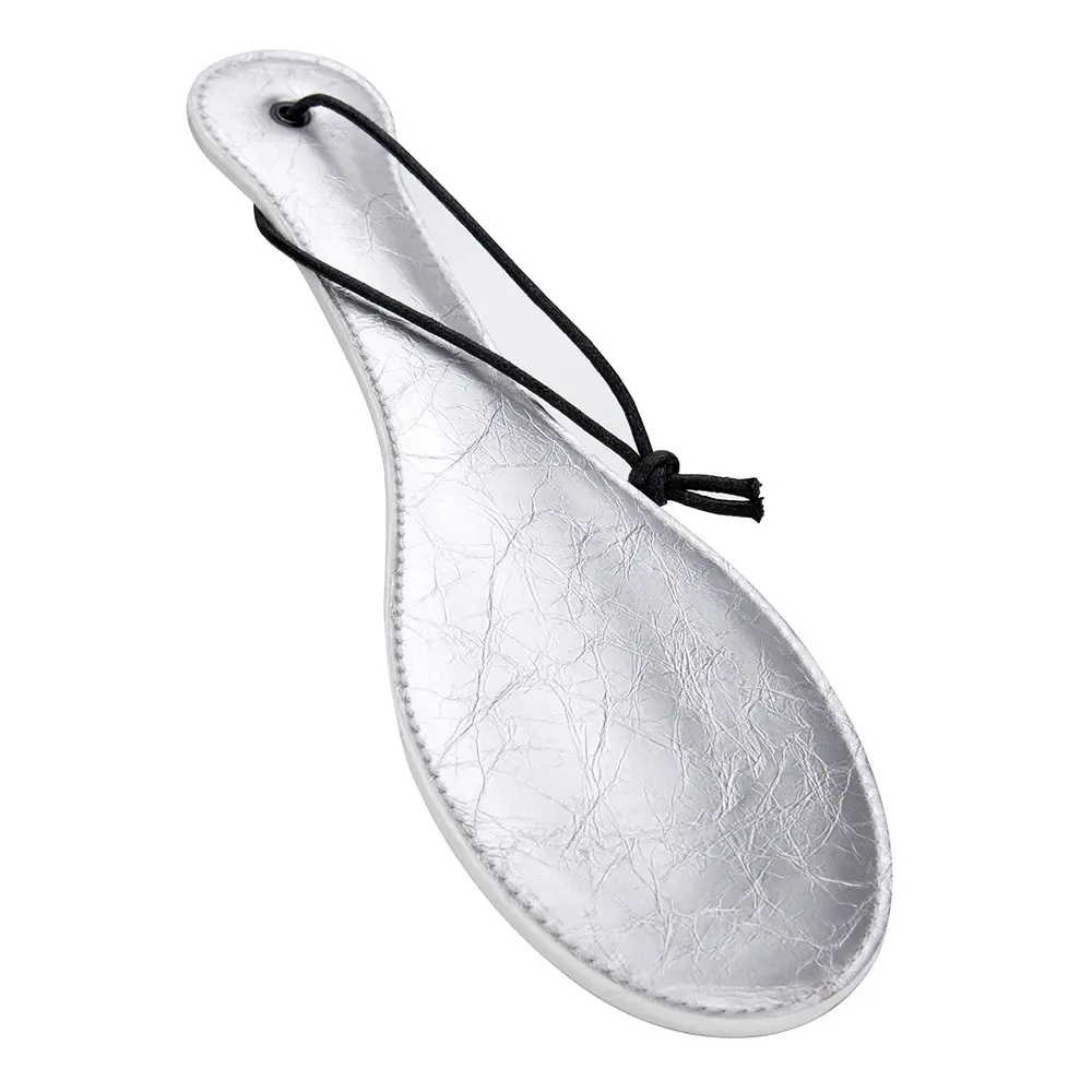 Silver Erotic Cane Fetish BDSM Spanking Paddle for Men Adult Toys