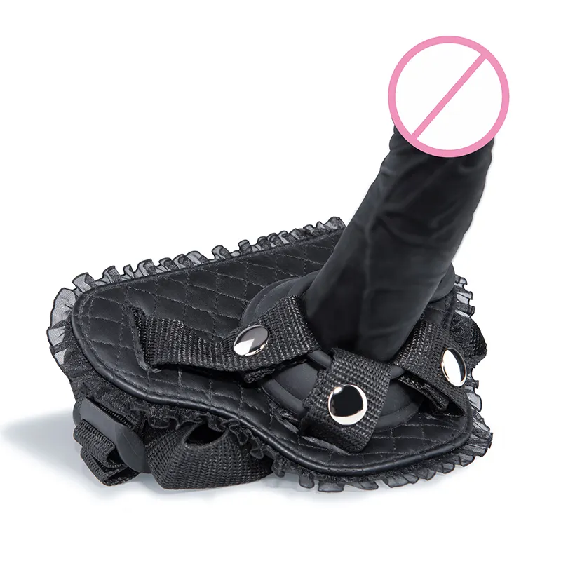 Women's Wearable Strap on Dildo Panties with Restraints Masturbation Sex Toys Adult Products