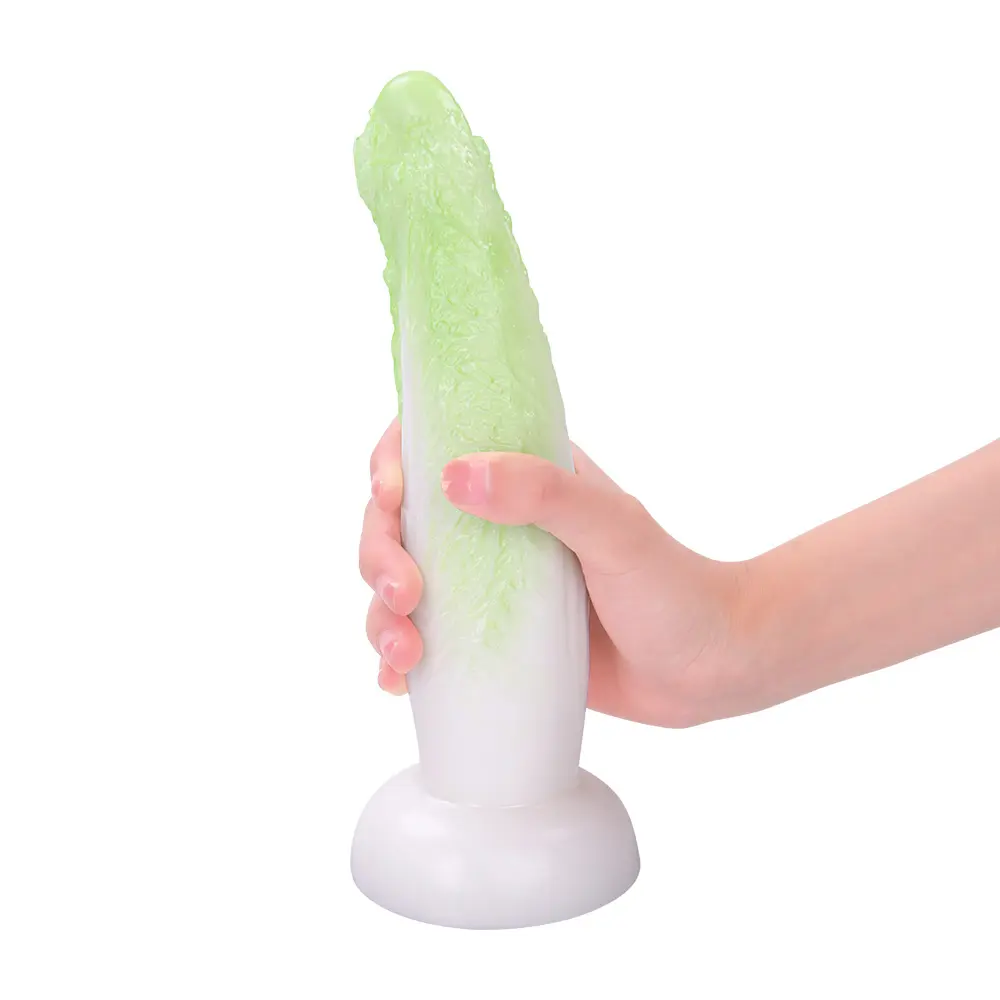 Cabbage Shaped Anal Dildo With Suction Cups for Female Masturbation Toy Vegetables Series Dildo Penis for Women