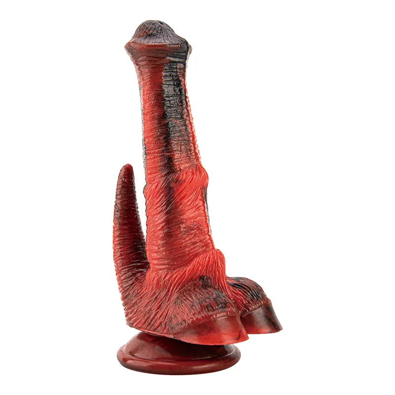 Silicone Horse Dildo With Sucker Mixed Color Fantasy Dragon Alien Cock Sex Toys for Women Female Masturbator Anal Plug