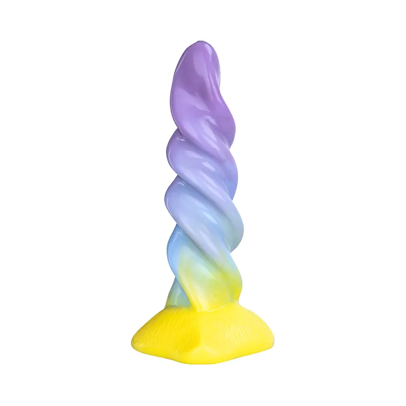 Silicone Spiral Shape Dildo Big Anal Plug Butt Plug Sex Toys Anal Sex Adult Sex Toys for Women Man