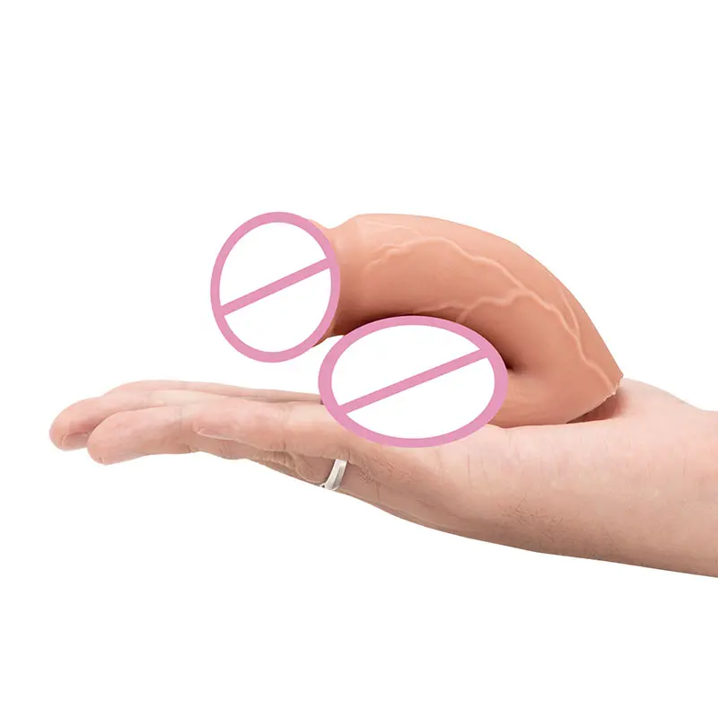 Prosthetic Female Dildo Liquid Silicone Realistic Soft Dildo for Women Suction Cup Dildos Masturbator Sex Toy BF-51183-S