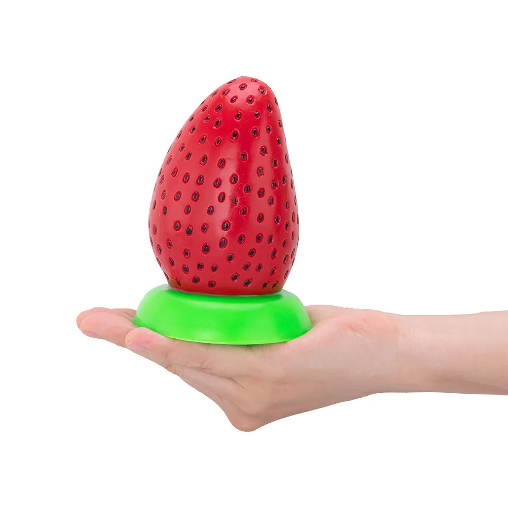 Fruit and Vegetable Shape Silicone Dildo Butt Plug Cute Prostate Massager Sex Toy for Male Female Masturbation