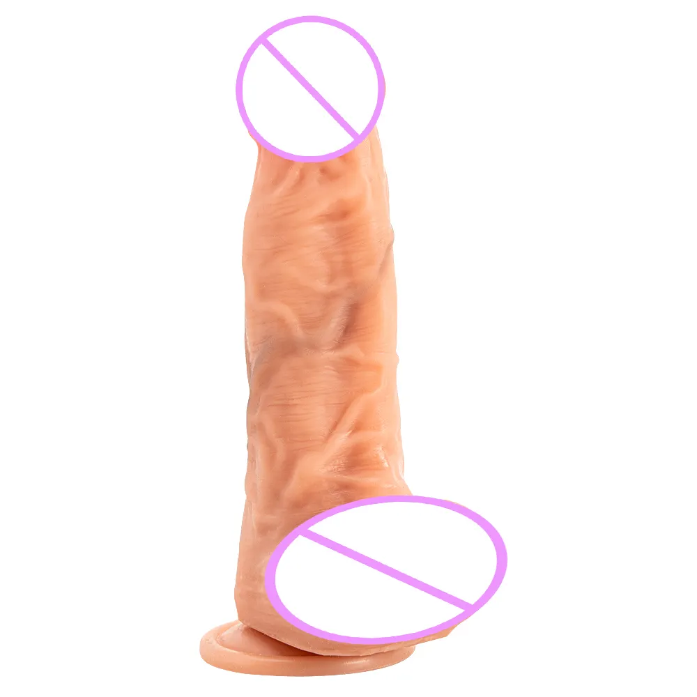 Factory Price Silicone Penis With Suction Cup Dildo Big Black Dildo G-Spot  Realistic Big Dildo for Women