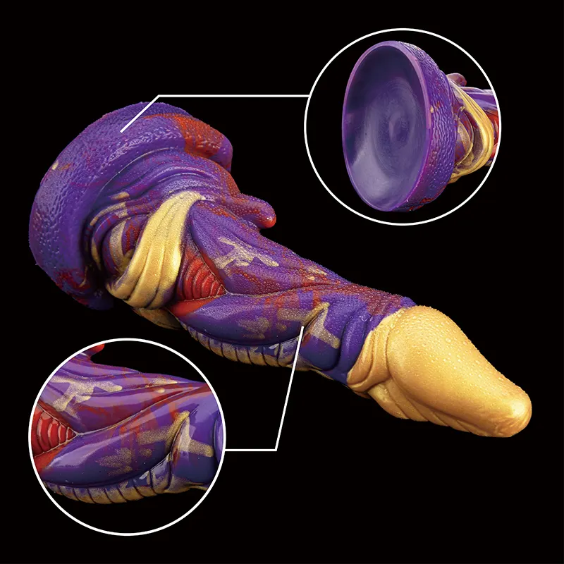 New Style Huge Mixed Colors  Dildo Sucker Remote Silicone Dildo Masturbator