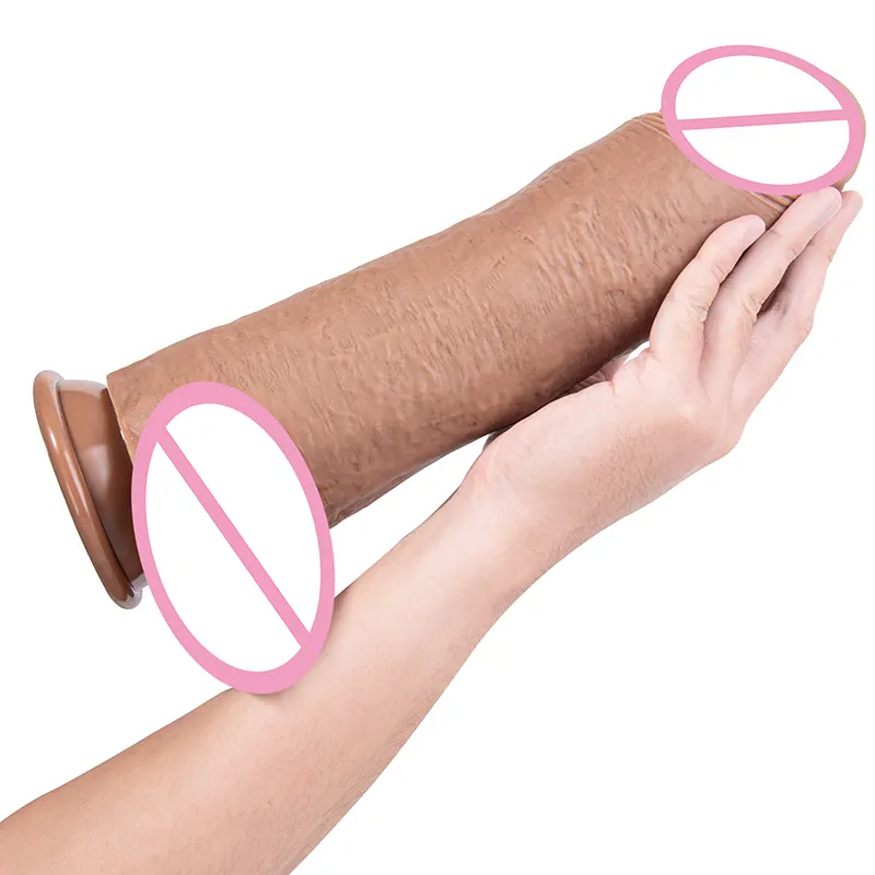 Factory Wholesale Adult Sex Toys Super Realistic Penis Suction Cup Dildos 14 Inch Dildo for Women