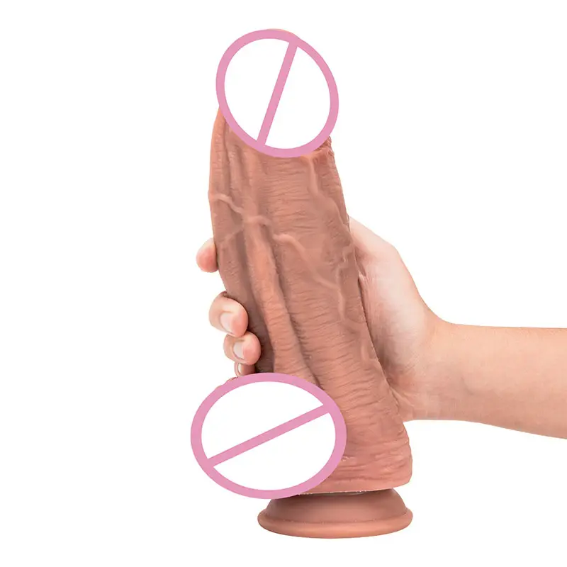 Realistic Woman's Sex Toy Silicone Dildo with Vagina Suction Cup Anal Butt Plug Lesbian Sex Products for Female Massage Penis