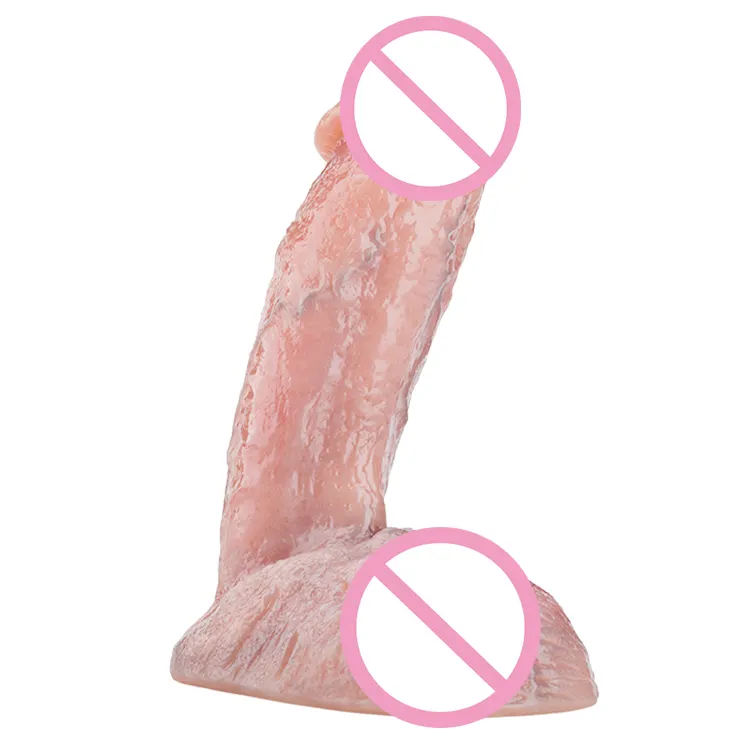 High Quality Soft Liquid Silicone Vanilla Adult Sex Toys Big Dildo 170mm Length Eco-Friendly 100% Waterproof CE Certified 45mm