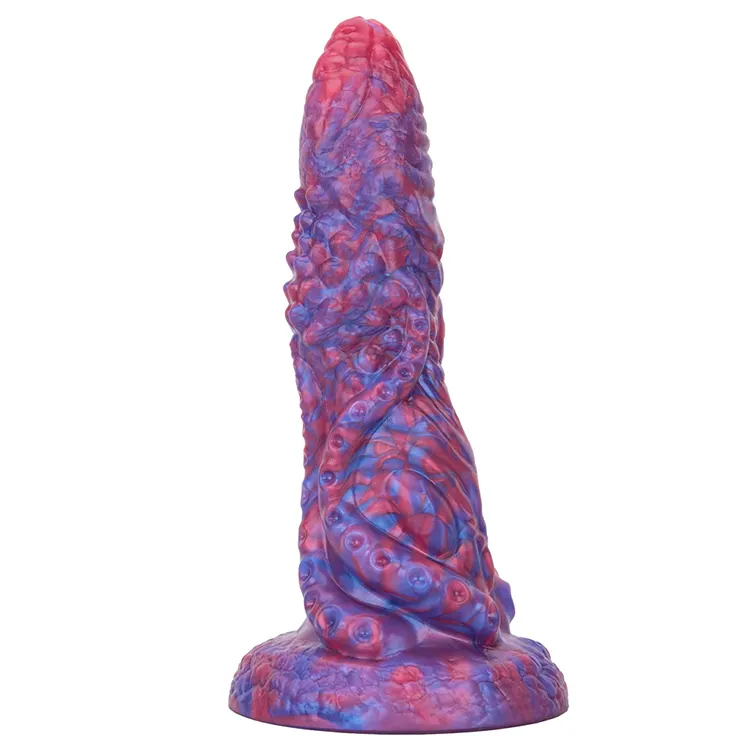 Tentacle Toy Big Knot Dragon Penis Soft Silicone Anal Plug Squirting Dildo Design Adult Sex Toy Featuring Suction Cup Being