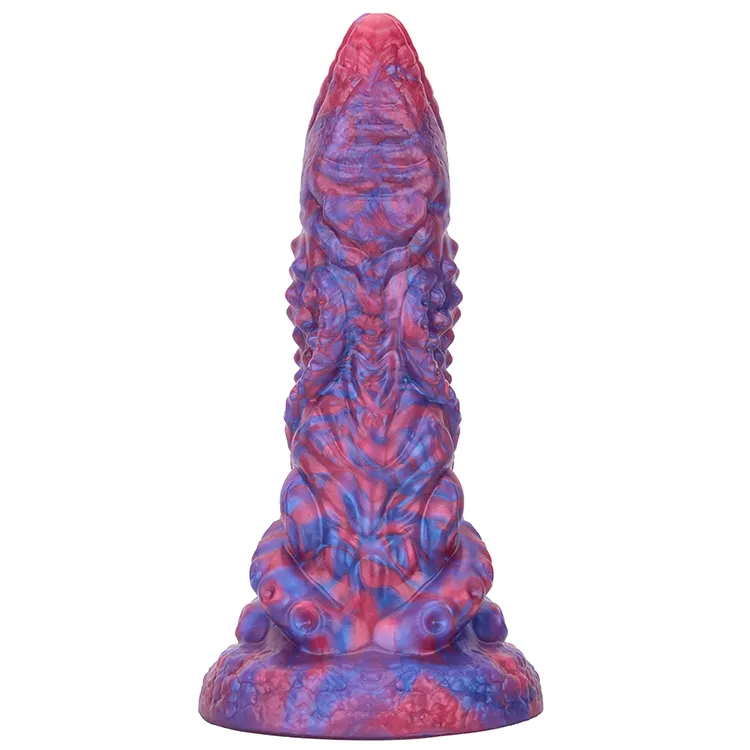 Fantasy Monster Alien Octopus Tentacle Dildo Silicone Anal Plug Soft Suction Cup G-Spot Toy for Adults Men and Women's Couples