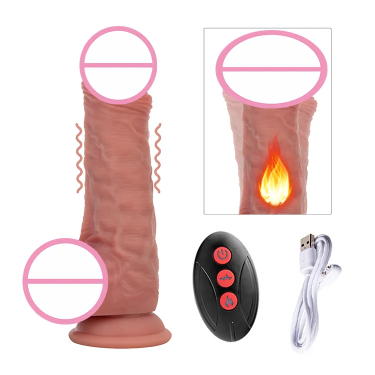 Liquid Silicone Sex Manufacturer Huge Male Vibrating Dildo Realistic Artificial Penis Big Dick for Women Female Masturbator