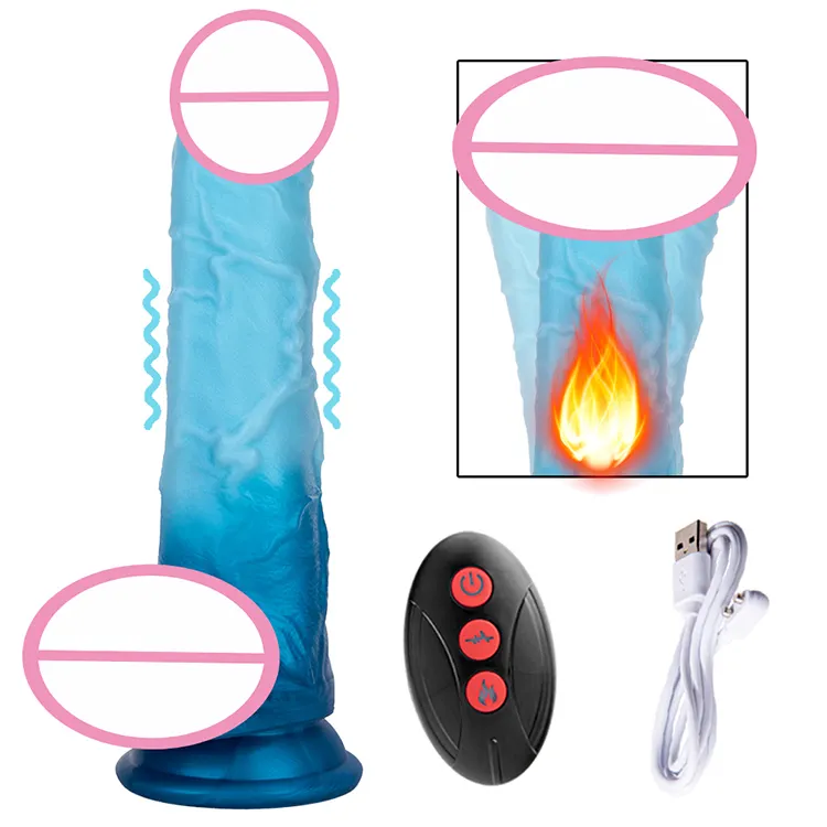 Female Adult Sex Toys Being Fetish Blue Silicone 217mm 100% Waterproof Eco-Friendly CE ROHS Certified Huge Dildo Mold Soft