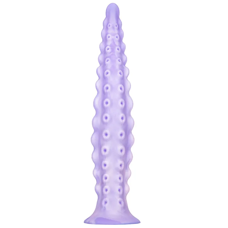 2025 Monster Long Slender Tentacles Safe Material Hardness Silicone Dildo
