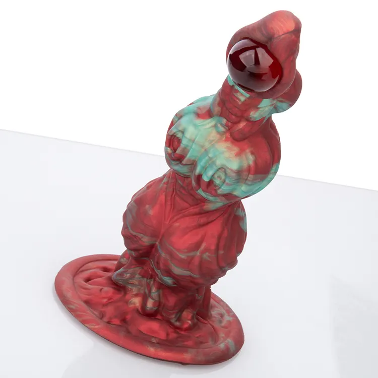 Amazon Hot Selling Anal Plug Sex Toy Women Huge Monster Big Dildo Eyes Unique Alien Silicone Female Masturbator Soft Feature