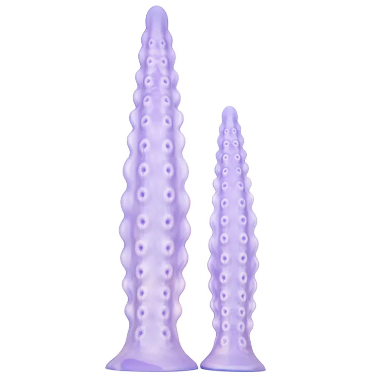 Monster Silicone Anal Plug Dildo Sex Toy Huge Long Tentacle Octopus Fantasy Prostate Toy Soft Suction Cup Fantasy Anal Plug