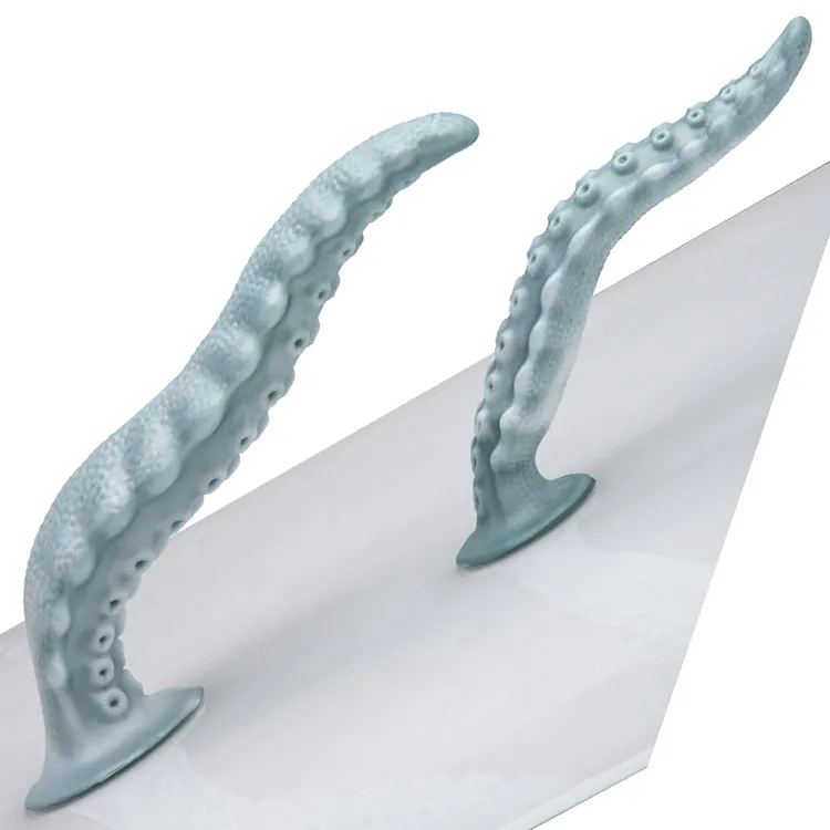Custom Large Size Cute Realistic Monster Dildo Tentacle Silicone Anal Plug Soft Eco-Friendly Mix Colored Octopus Fantasy