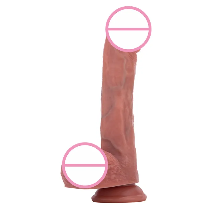Brown Color Lifelike Dildo for Women Huge Realistic Duplicate Penis Toys Sex Adult Ultra Soft Dildos Penis Sex Toys for Women