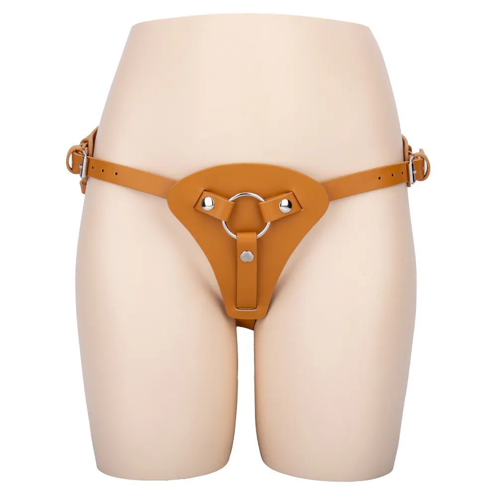 Strap on Dildo Women's Silicone Strap on Dildo Wearble Penis Soft Matt PVC Harness Belt Sex Toys for Woman BF-40942
