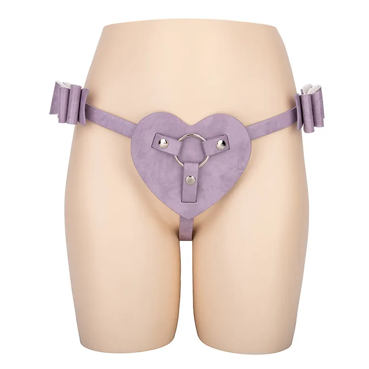 Strap on Dildo Women's Silicone Strap on Dildo Wearble Penis Soft Matt PVC Harness Belt Sex Toys for Woman BF-40944-2