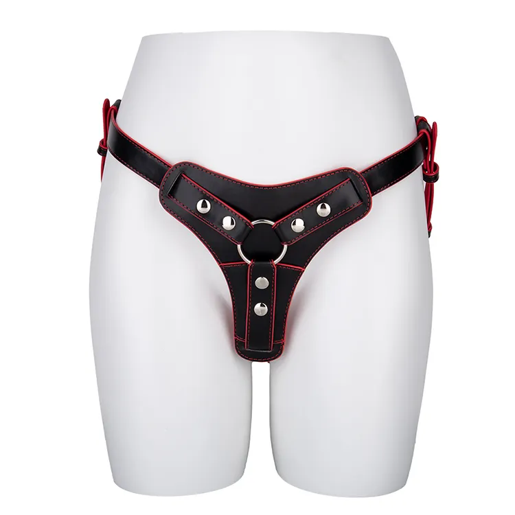 Strap on Dildo Women's Silicone Strap on Dildo Wearble Penis Soft Matt PVC Harness Belt Sex Toys for Woman BF-40954