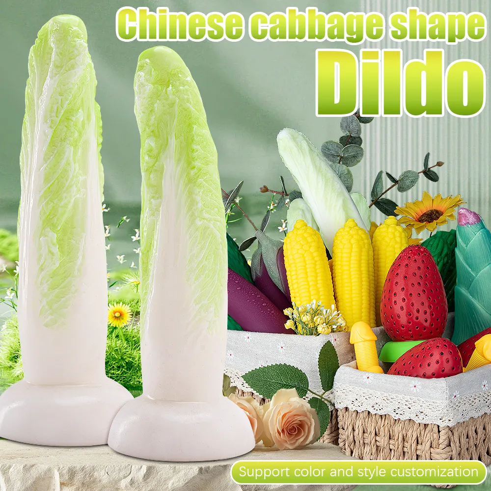 Cute Vegetable Shaped Adult Sex Toys Anal Plug Female Masturbator Vegetable Dildos Fruit Exotic Dildo Sex Toy for Woman Man
