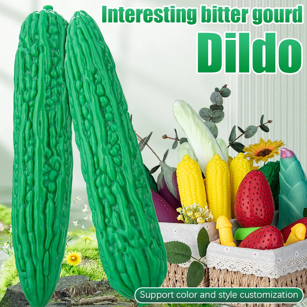 Exotic Adult Products Silicone Vegetable Masturbation Fruit and Vegetable Series Dildo Anal Plug Sex Toy for Women